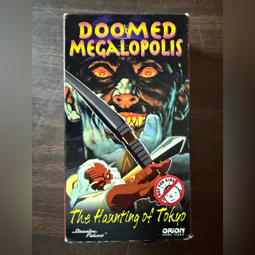 DOOMED MEGALOPOLIS 1 — Haunting Of Tokyo English Japanese Adult ANIME VHS TAPE
